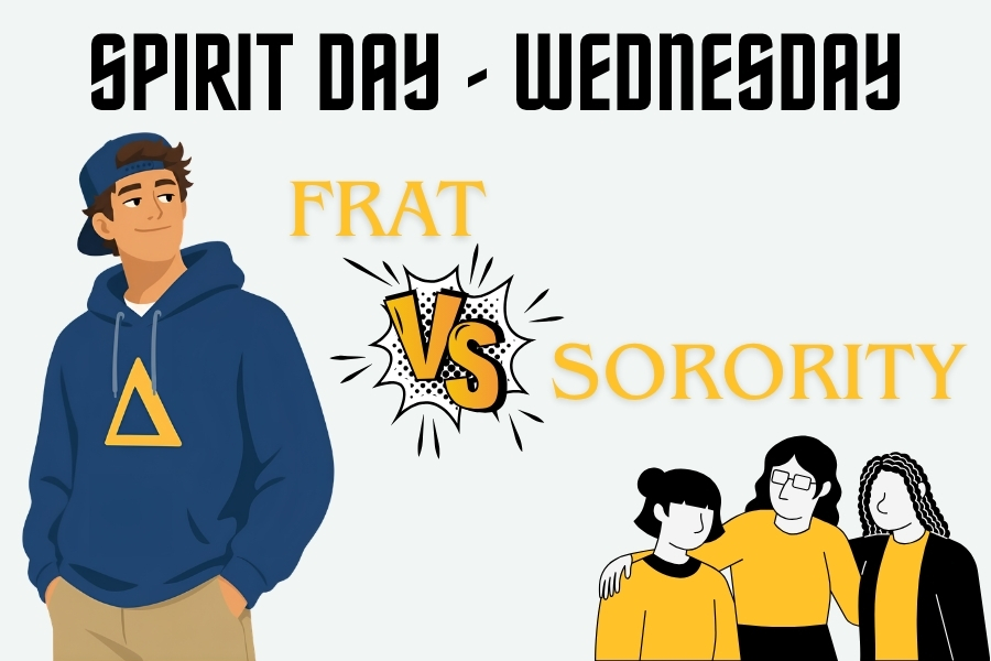 cartoon frat boy and sorority sisters